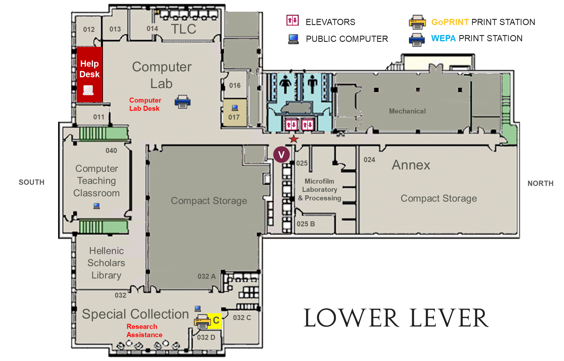 lower level floor plan