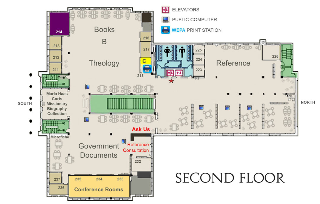 second floor plan