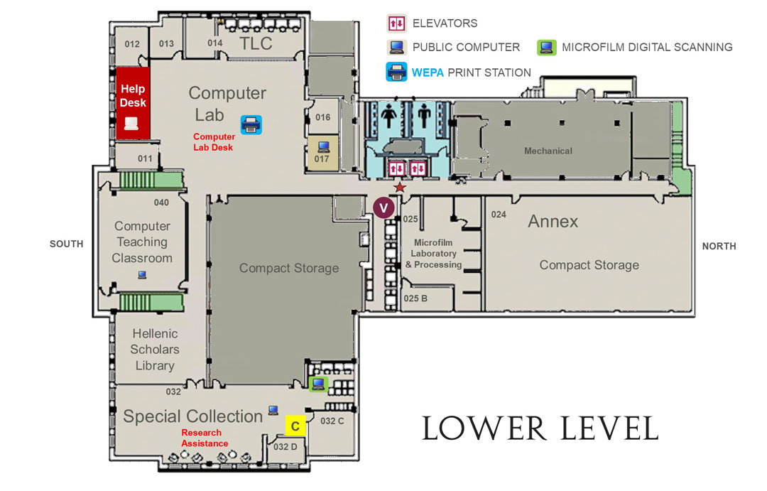 lower level floor plan