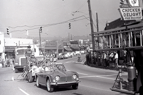 Turning the Curve in Homewood, Homecoming Parade 1966