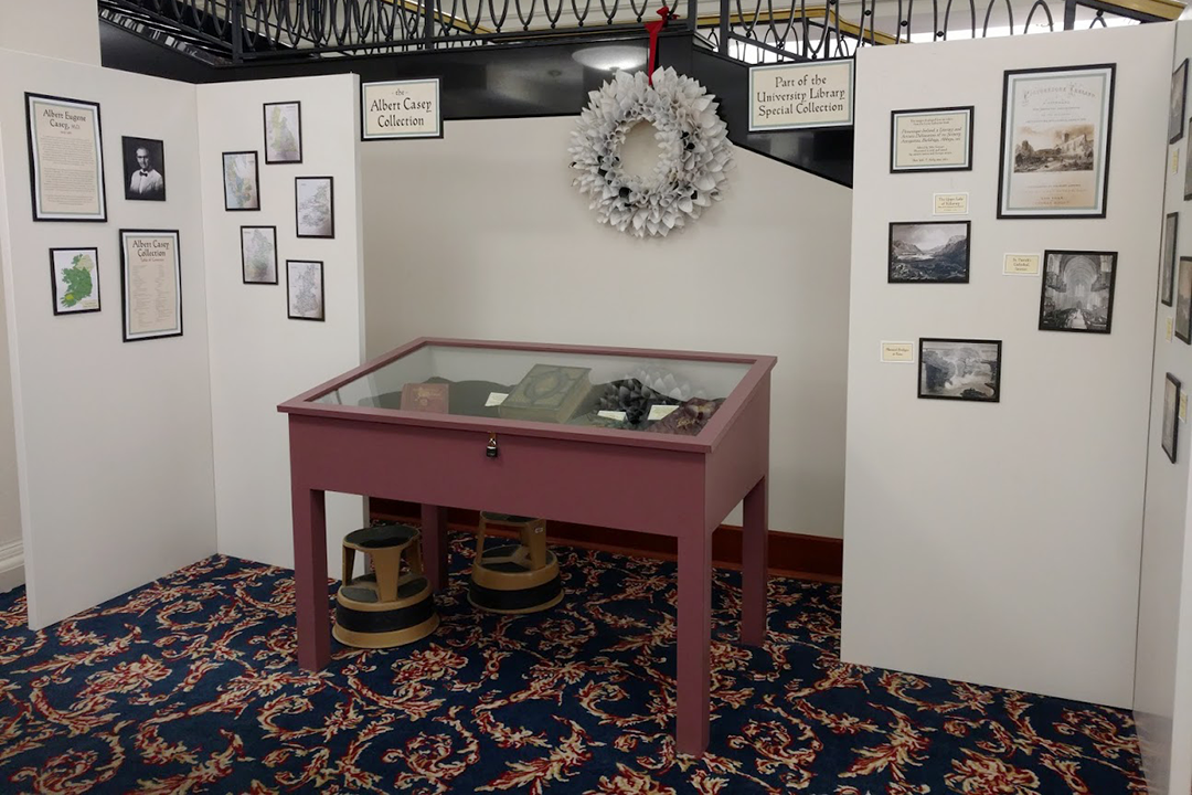 display for Albert Casey Collection