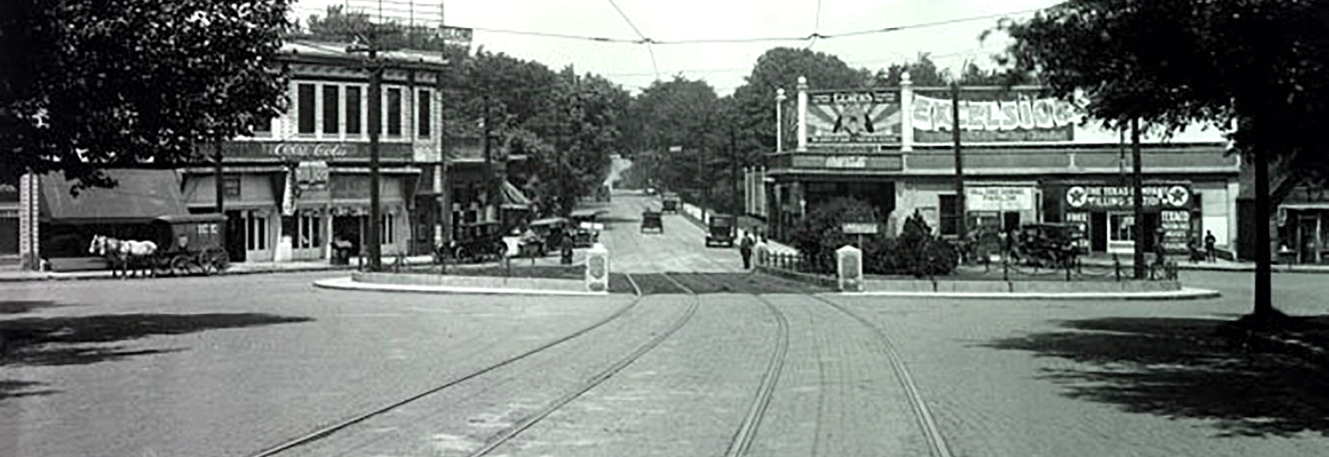 view of Birmingham, Alabama crossroads