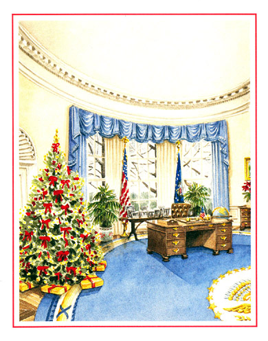 Christmas in Oval Office