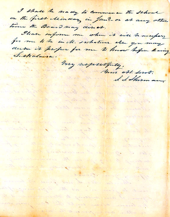 back of letter