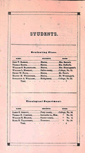 1848 Graduates