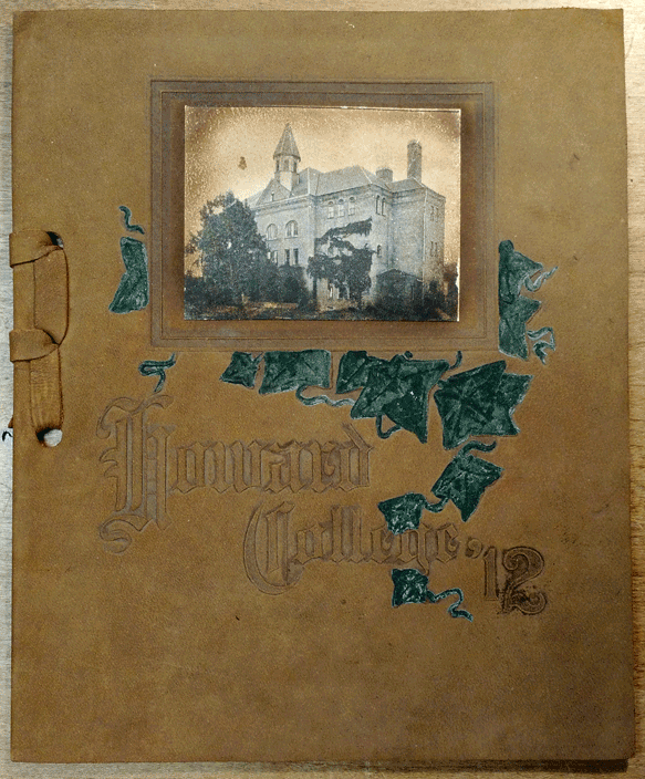 Commencement invitation cover, 1912