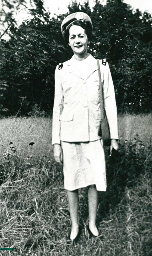 Ida in nursing uniform