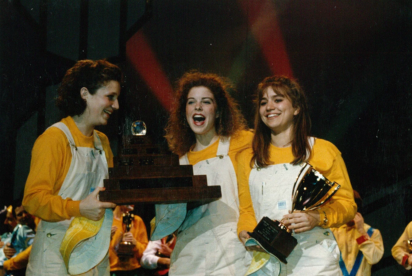 three female students